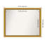 Townhouse Gold Non-Beveled Bathroom Wall Mirror-1016737328