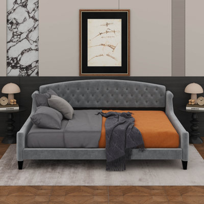 Full Size Modern Luxury Tufted Button Daybed