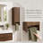 12" Wall Mounted Bathroom Cabinet with Towel Bar, Soft Close, Adjustable Shelf-129107106