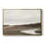 Toile avec cadre flottant or