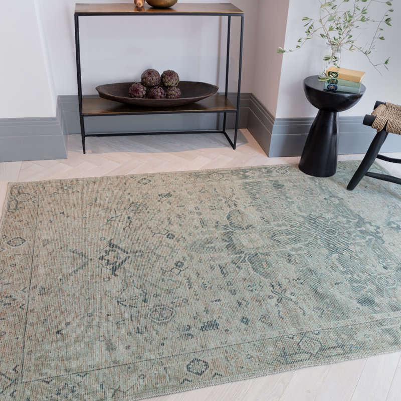 Rutherford Green Rug, Rectangle 120 x 170cm