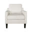 Chaise d'appoint confortable et de soutien avec coussin rembourré épais, idéale pour la détente et les intérieurs modernes-1752053915