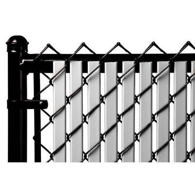Tube Slat Double-Wall Bottom Locking Slat Depot Privacy Slat for 3', 4', 5', 6', 7' and 8' Chain Link Fence (5ft, Gray)