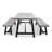 Osbourne 4 - Person Patio Dining Set with Rectangular Table-276522251