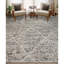 Wool Geometric Area Rug in Beige/Brown/Natural-70392946