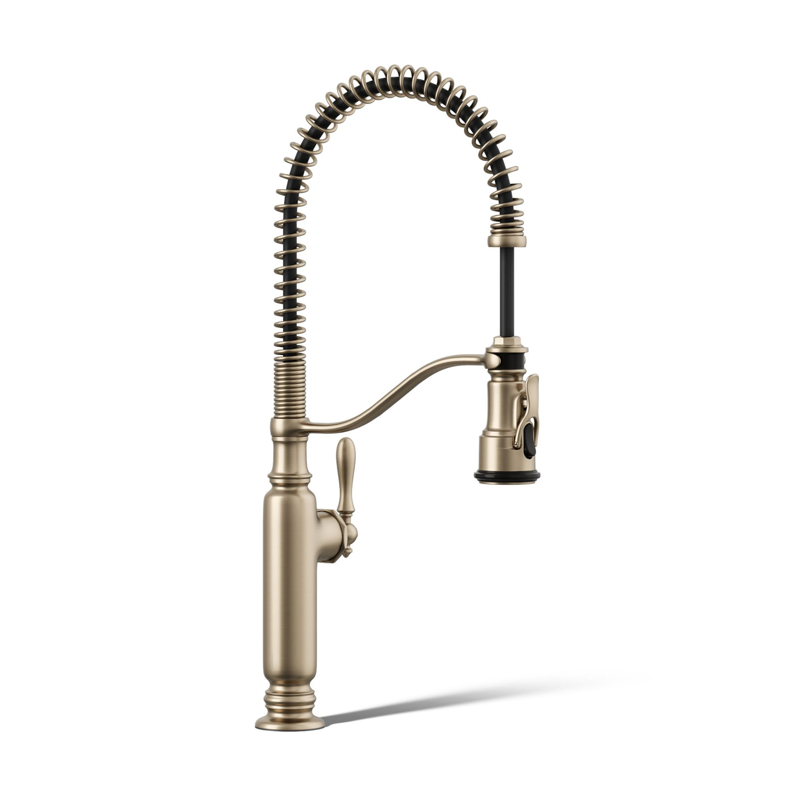 Kohler Tournant Pre-Rinse Kitchen Faucet, Vibrant Brushed Bronze