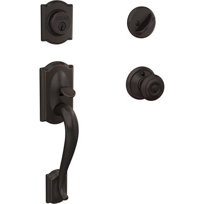 Camelot Single Cylinder Handleset & Georgian Knob