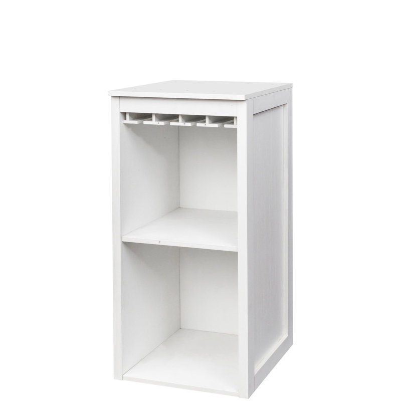 Wine Bar Cabinet With And Storage - White For Home Office Modular A Tidy