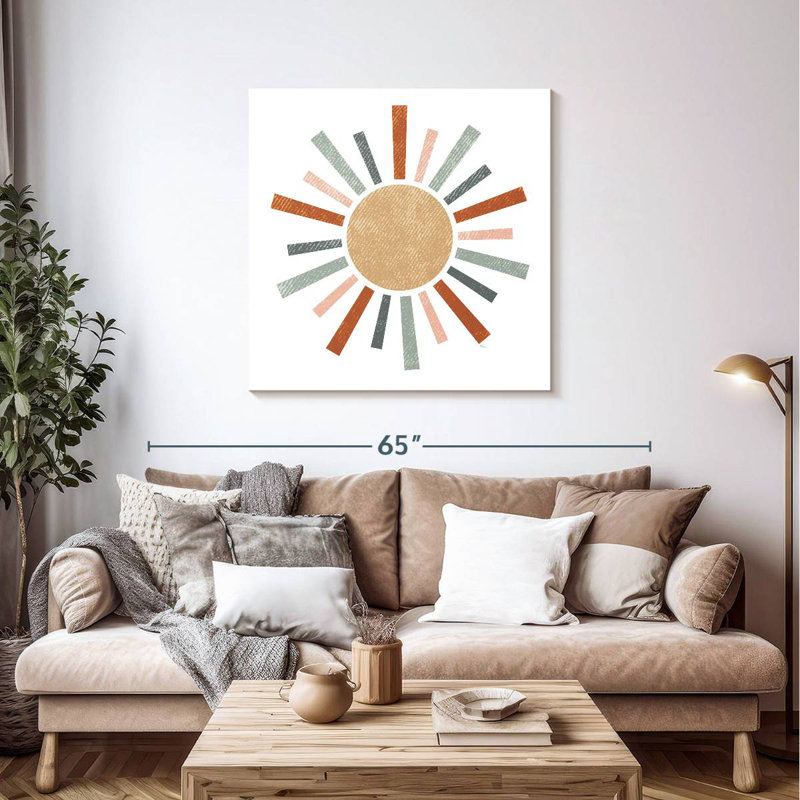 Oberle Rustic Rainbow Sun, 39" H x 39" W