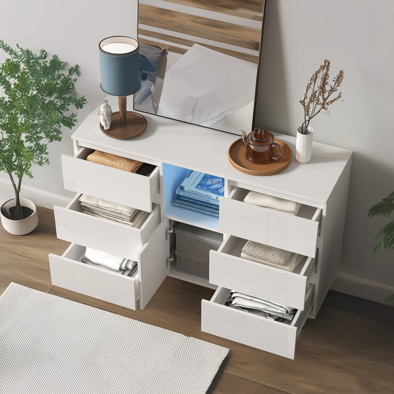 Buffet de rangement en bois Cambell
