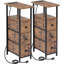 20cm W Metal Bedside Table-1417804705