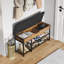 Afonso Faux Leather Upholstered Storage Bench