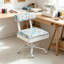 Chaise de couture réglable en hauteur avec support pour le dos et rangement sous le siège pour meubles de salle de couture et machines à coudre, rose-1504022432-1504022437