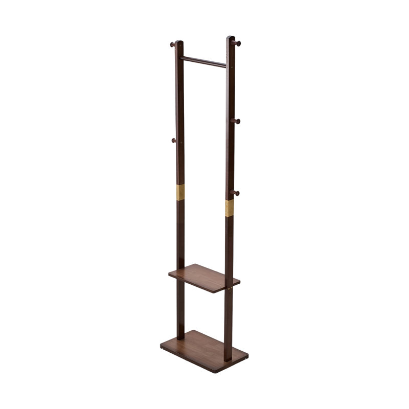Adjustable Clothing Rack, Brown