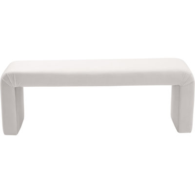 Edenborn Velvet Upholstered Bench
