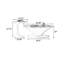 Ensemble de tables basses Modern Rock Plate
