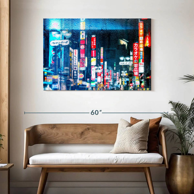 Sireci Tokyo Bluish Reflection, 30" H x 45" W