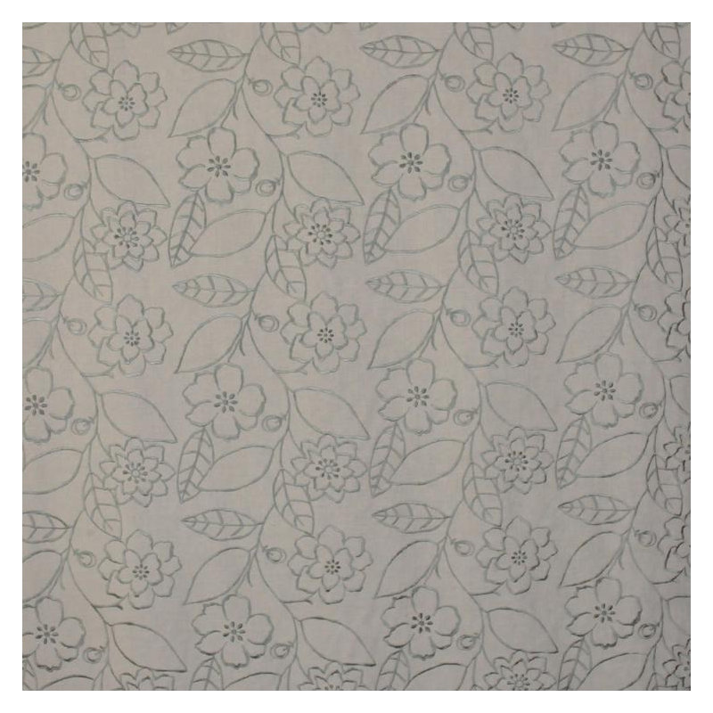 Tissu floral Luxe, gris