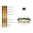 Hildegarde Dimmable Wagon Wheel LED Chandelier