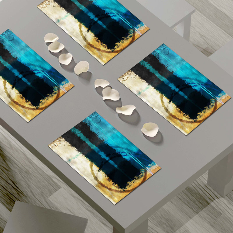 Napperon abstrait en polyester