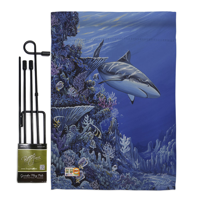 Double Sided 18.5'' H x 13'' W Polyester Flag Set