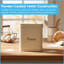 Harbour Housewares - Vintage Metal Kitchen Flour Canister