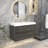 41.7'' Single Bathroom Vanity with Plastic Top-519712760