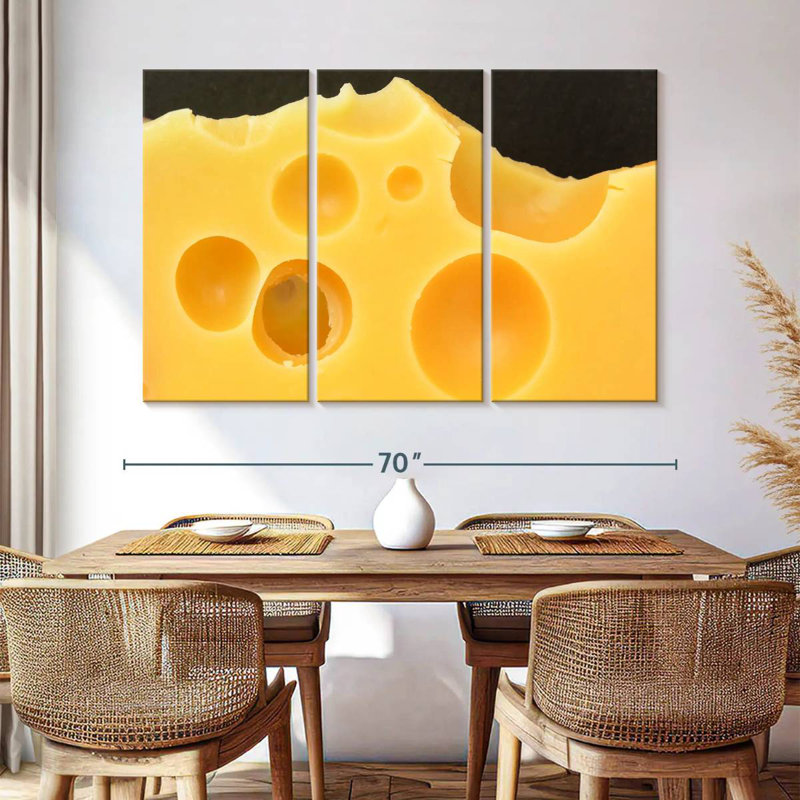 Swiss Cheese, 20" H x 33" W