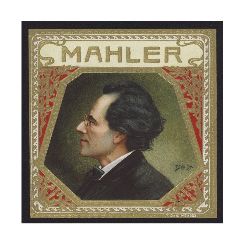 «American School», art de Gustav Mahler, H 14 po x l 14 po