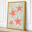 Scattered Starfish Coastal - Wrapped Canvas-428494771-428494774