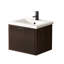 Meuble-lavabo flottant 24 po avec lavabo simple blanc Maxbano-111553586-100995292