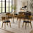 Thomson Dark Walnut Extension Leaf Dining Table