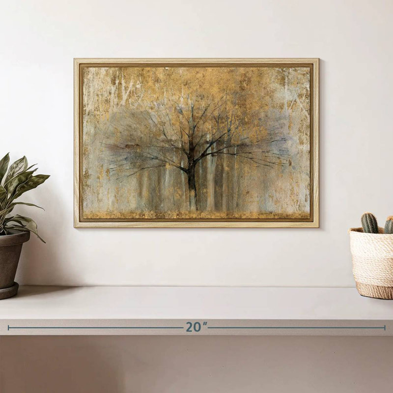 Or à bras ouverts, Cadre flottant en bois naturel, 13 po x 9 po