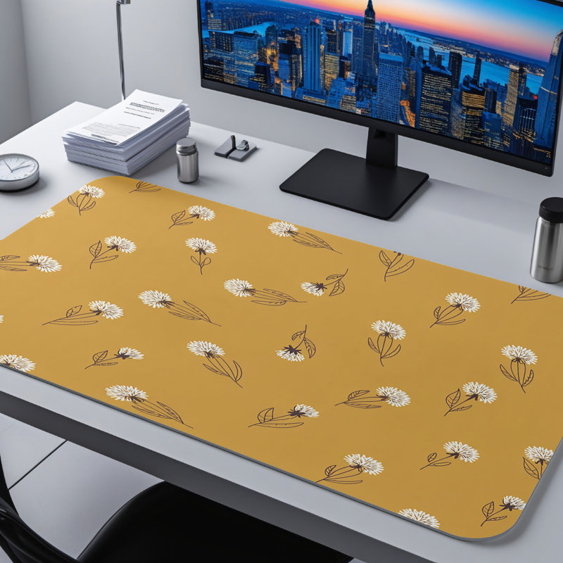 Polyester Desk Pad, 23.6x13.8