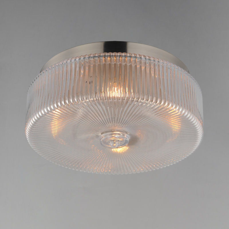 Kasbah-Flush Mount, Satin Nickel