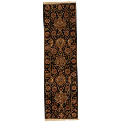 High-Quality Hand-Knotted Navy Area Rug