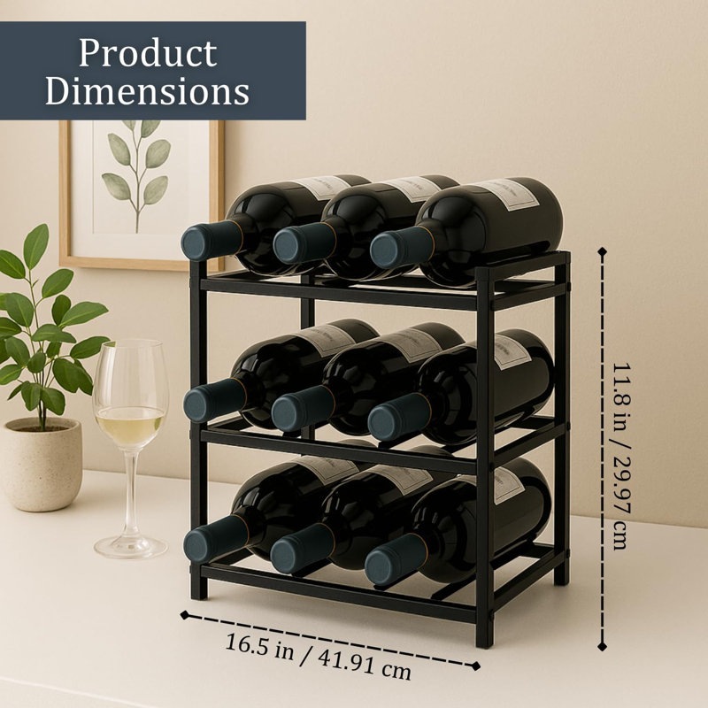 Support à vin de comptoir à vin moderne