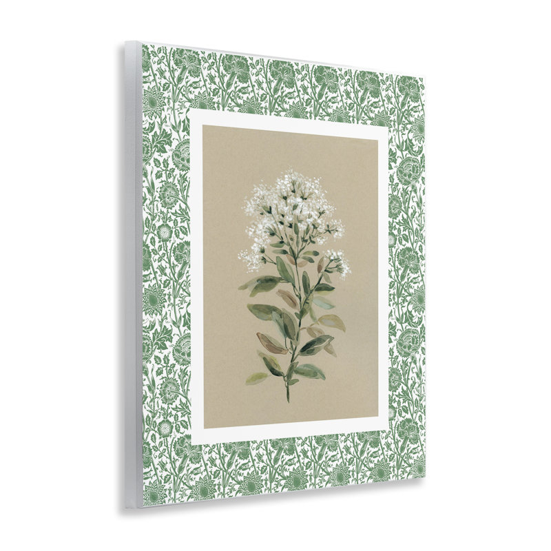 «Plant on Green Botanicals», plaque murale par Carol Robinson