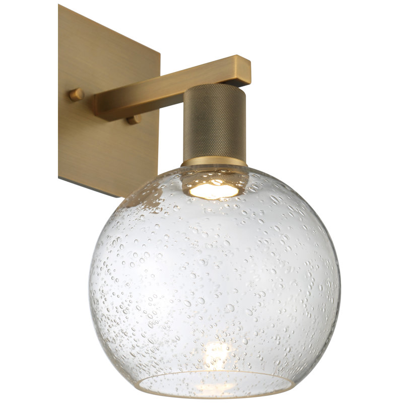 Southglenn Steel Armed Sconce, Antique Brushed Brass