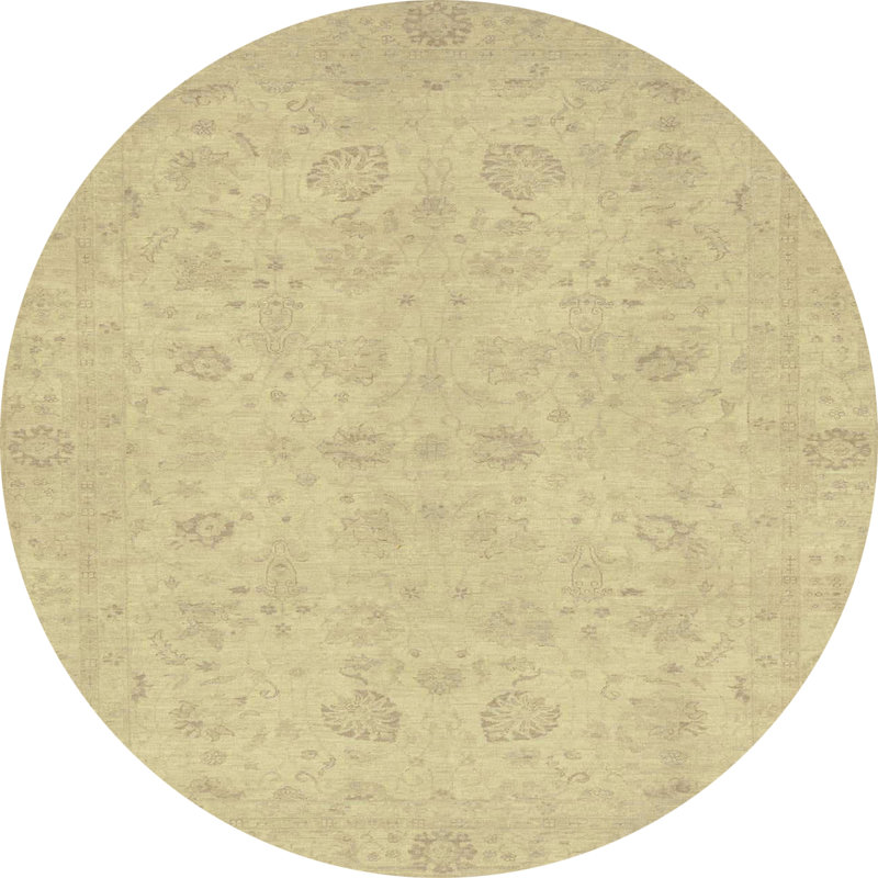 Abstract Indoor Rug, Round 3'