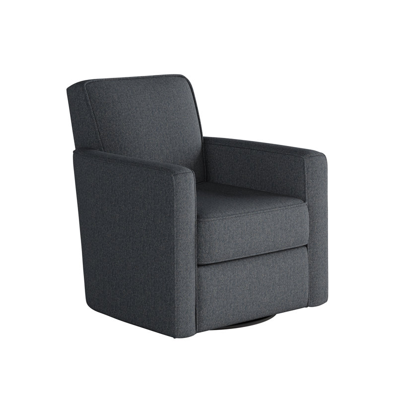 Balina Bindi Swivel Glider, Truth or Dare Navy, 38 " H x 35 " W x 36 " D  