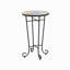 Table d'appoint de patio avec tablette