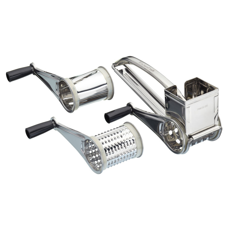 Rotary Grater with Three Drums