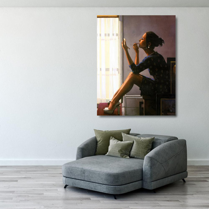 Only The Deepest Red II, 36" H x 28" W