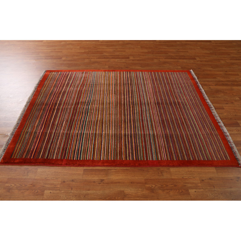 One-of-a-Kind 4'7'' X 6'2'' New Age Wool Area Rug in Multi-Colored