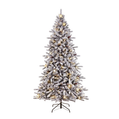 Lighted Fir Christmas Tree