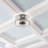Avida 2 -Light 11.5''W Cut Glass Semi Flush Mount