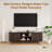 Rectangular TV Stand for TVs up to 75" with Open Shelf-1241524564