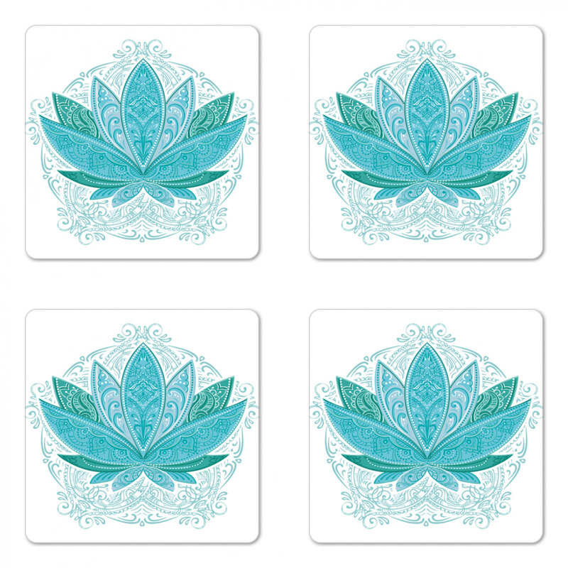 Sous-verre lotus