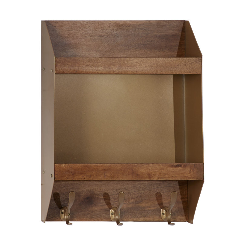 Jalapa 2 Piece Mango Accent Shelf